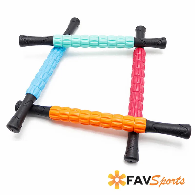 FAVSPORTS Йога Массажная палка 9 Spiky Point Пилатес мышечная физиотерапия снятие массажа