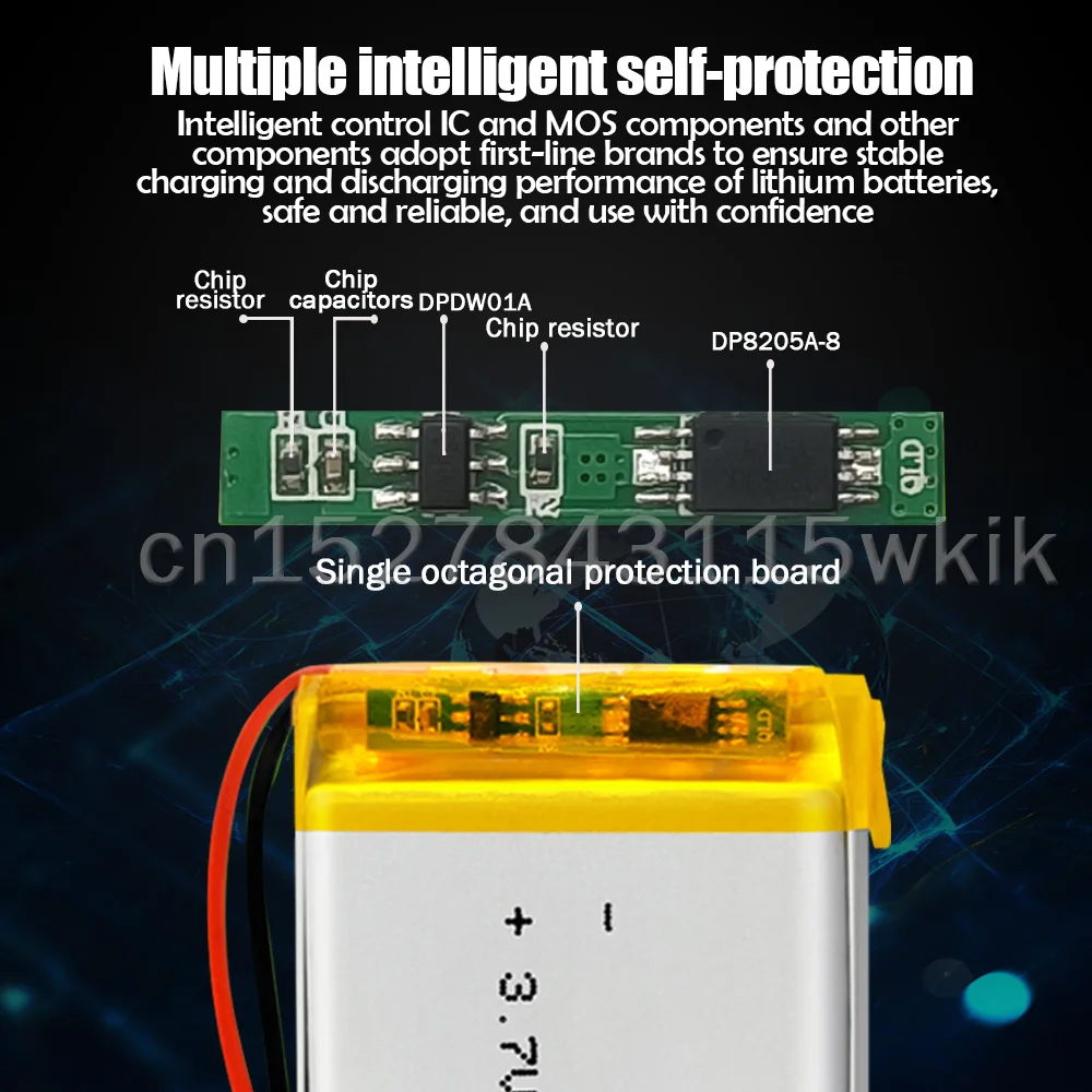 3 7 V 800mAh 603040 литиевая полимерная аккумуляторная батарея для MP3 MP4 DVD DVR Bluetooth Speaker Toys