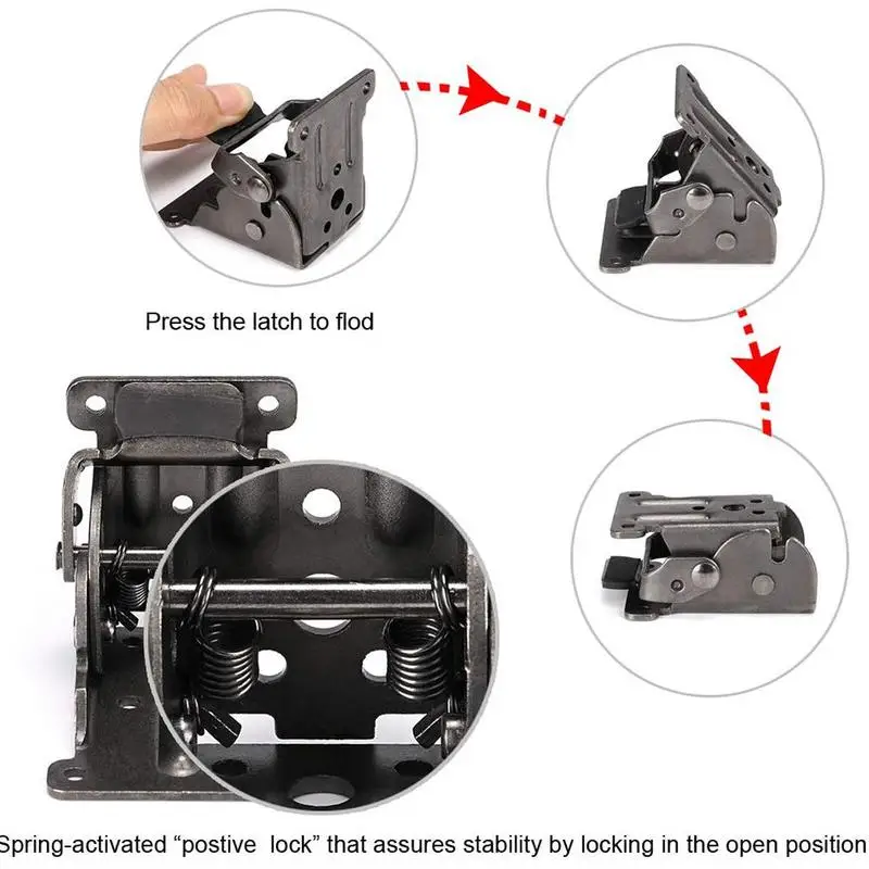 Самоблокирующиеся складные петли Настольная столешница простой в установке