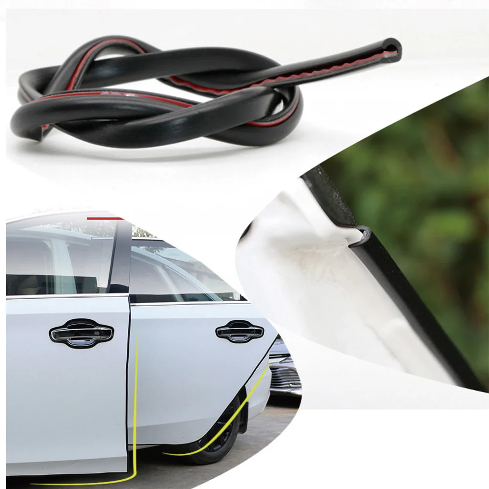 5M Car Door Protector Edge Rubber Seals Scratch Bumper Moulding Protection Strips Sealing Styling Accessories | Автомобили и