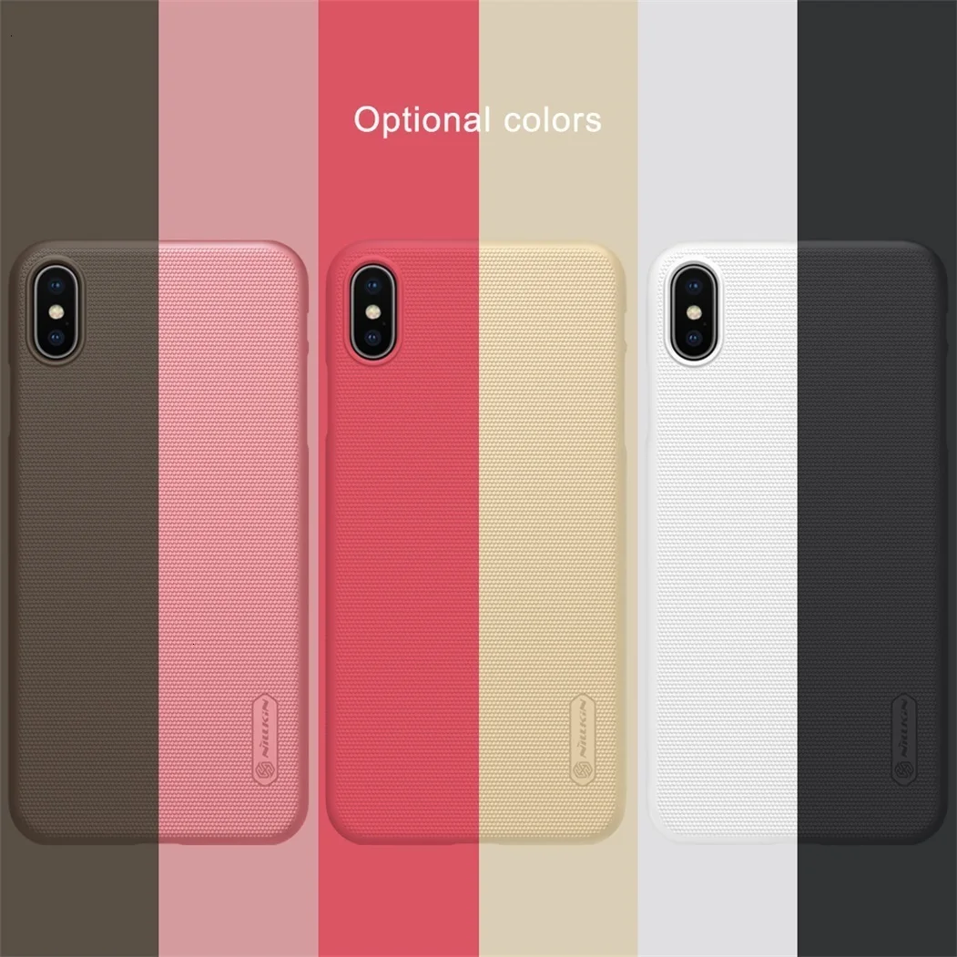 Для iPhone 11 Pro Max Супер Матовый экран для iPhone XS Max X XS чехол Nillkin жесткая задняя крышка из ПК чехол для iPhone XR чехол+ подарок