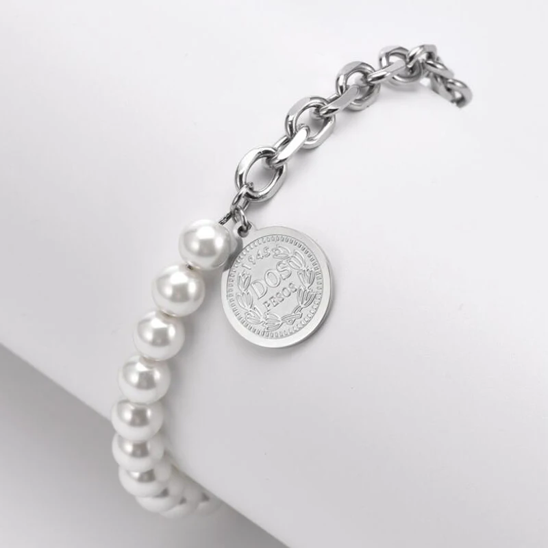 Браслет женский из нержавеющей стали браслет с кубинским панцирным плетением