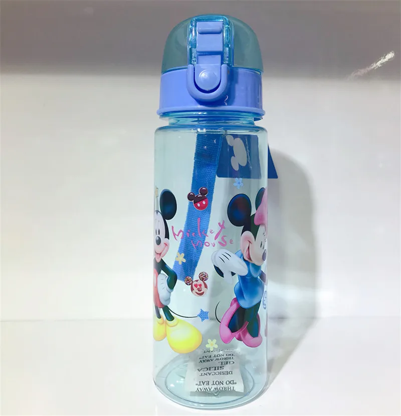 Mickey Высокое качество 550 мл мультфильм Мстители бутылки для воды Питьевая чашка вакуумные детские чашки Экологичные PP пластиковые бутылки для детей - Цвет: Mickey