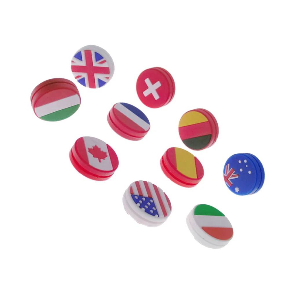 

10 шт., силиконовые амортизаторы для теннисных ракеток