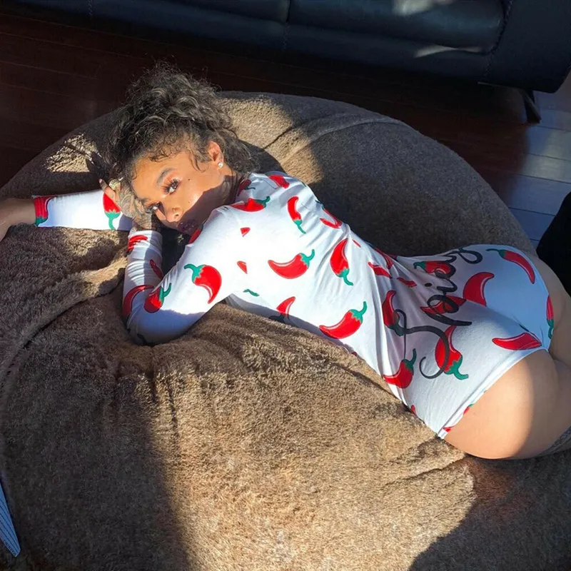 Сексуальное Женское боди с длинным рукавом и глубоким v образным вырезом