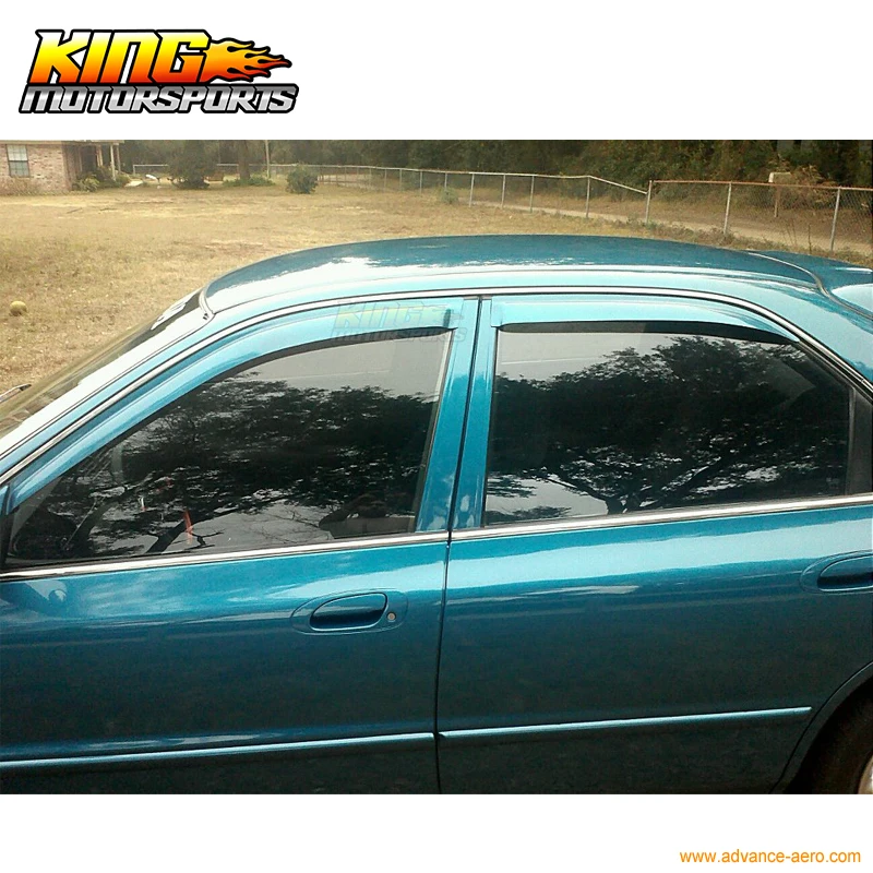 4 шт. тонкий козырек для окна Honda Accord Dx Lx Ex Sedan 4Dr 1994 1997|accord window visor|honda accord visorhonda visor |