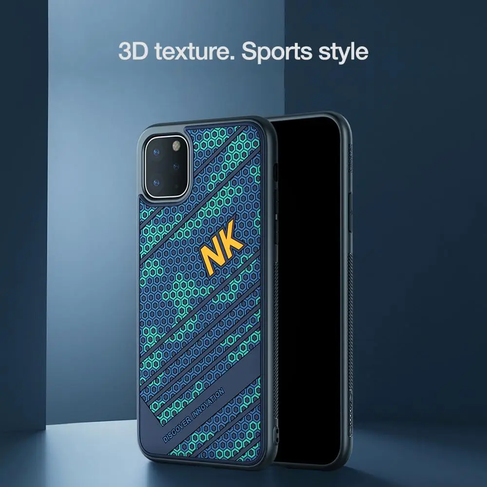 Модный чехол NILLKIN для iphone 11 Pro Max, Не оставляющий отпечатков пальцев, силиконовый чехол из ТПУ с Сотами для iphone 11 Pro 5,8 Max 6,5