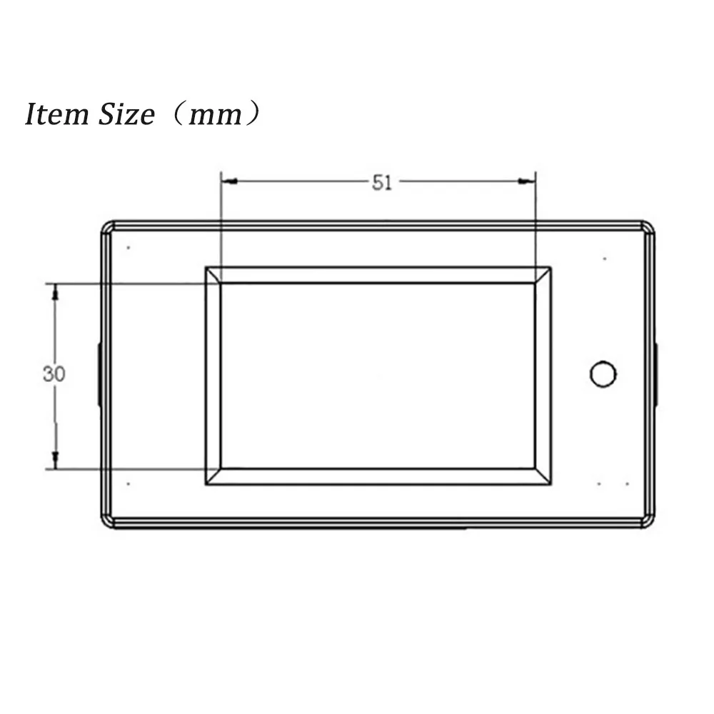 Цифровой светодиодный измеритель мощности 100 А постоянного тока Вольтметр