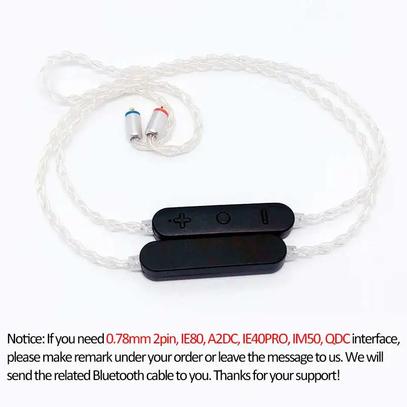Улучшенный кабель QCC3034 APTX HD Bluetooth 5 0 интерфейс Type C aptX AAC Mmcx 78 мм 2 контактный разъем