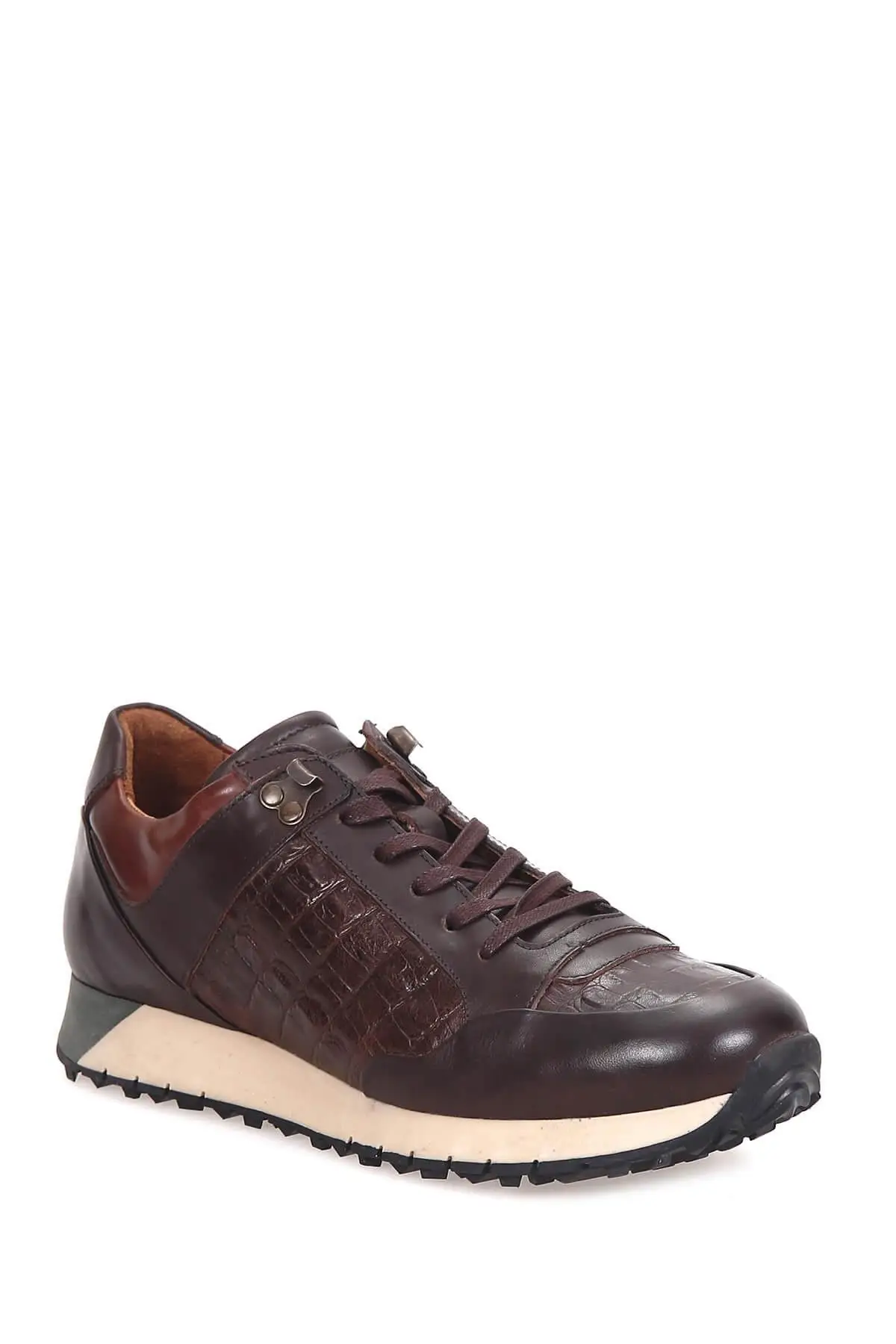 Мужские коричневые кроссовки Derimod из натуральной кожи|Мужские и кеды| |