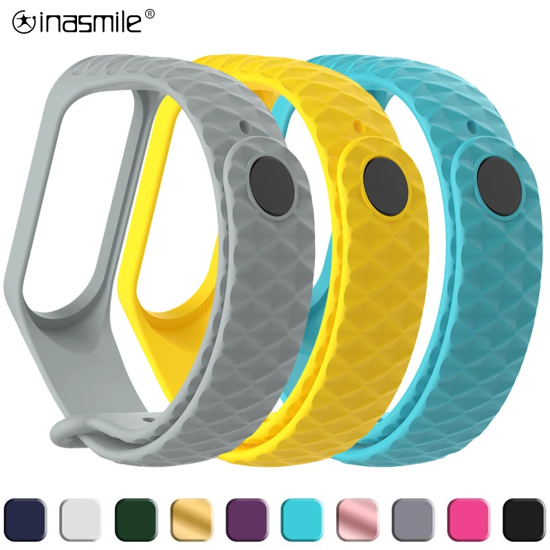 Стильный браслет для xiaomi mi Band 3 4Mi band ремешок 4 Smart correa|Смарт-аксессуары| |