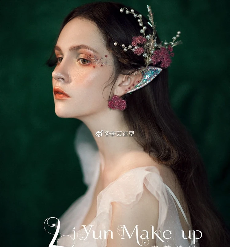 Мори стиль артефакт эльф Поддельные уха фото реквизит косплей Хэллоуин ПРОДАЖА