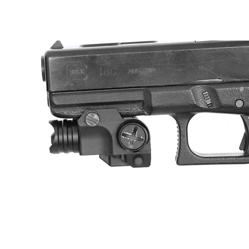 Компактный пистолет фонарик 20 мм Пикатинни страйкбол тактический светодиодный