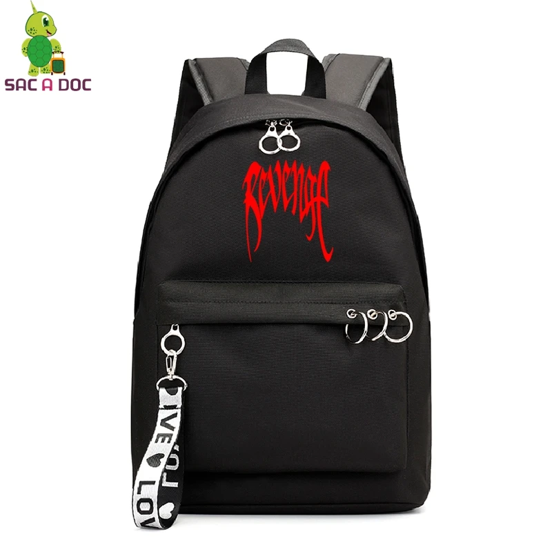 XXXTentacion рюкзак для колледжа Школьные Сумки sac dos рюкзак для ноутбука вместительные рюкзаки дорожная сумка на плечо для девочки подростка - Цвет: Белый
