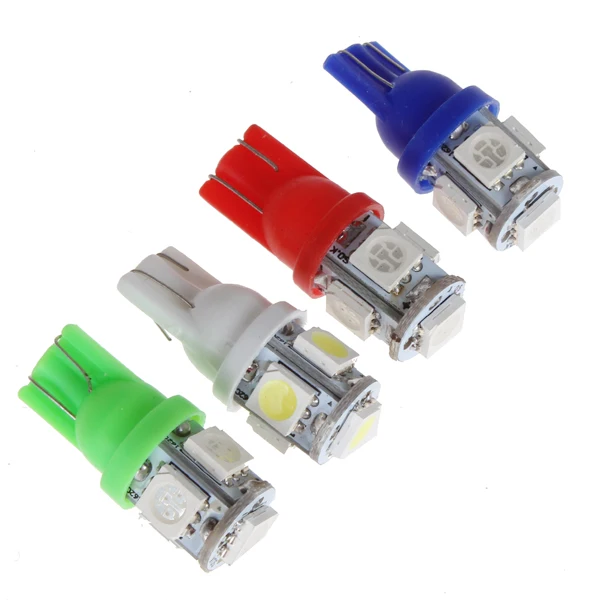 Светодиодный W5W 5-SMD 5050 супер яркий светодиодный светильник на танкетке Сменные