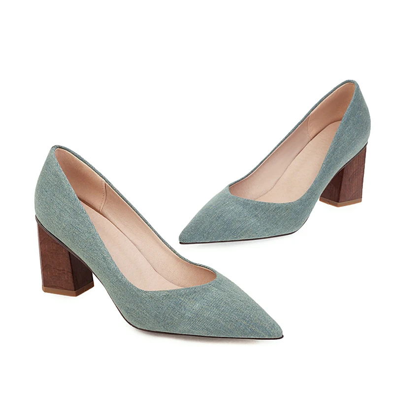 Повседневные пикантные туфли-лодочки в офисном стиле с острым носком модная