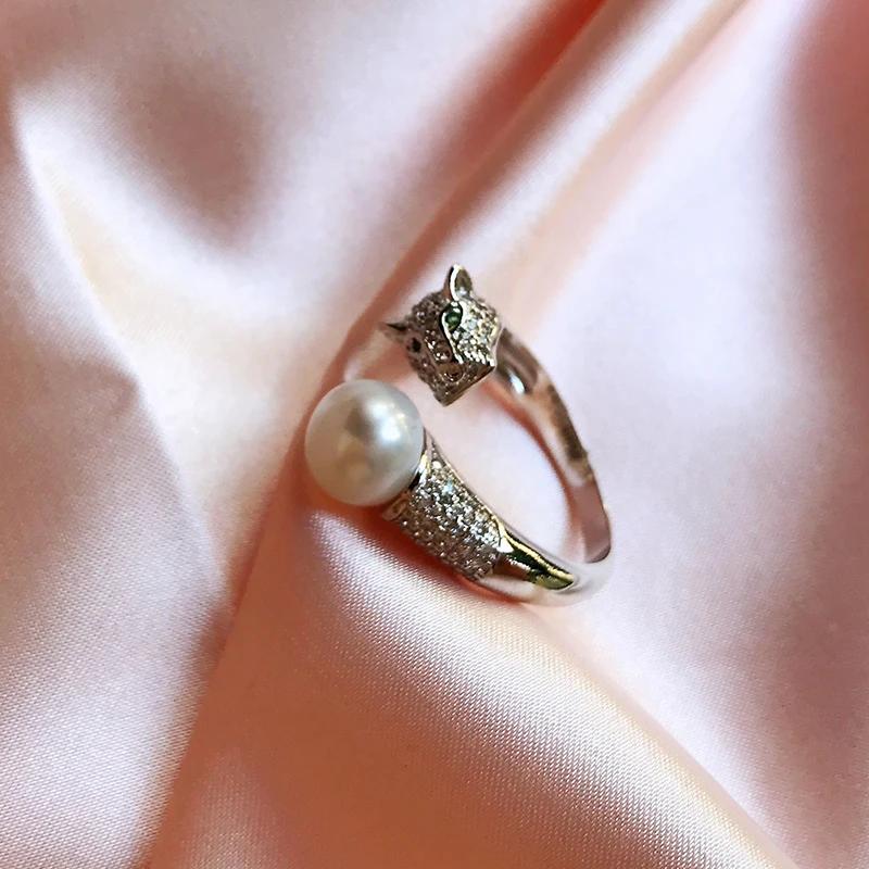 Черная пятница Высокое качество 100% кольца из натурального жемчуга для женщин