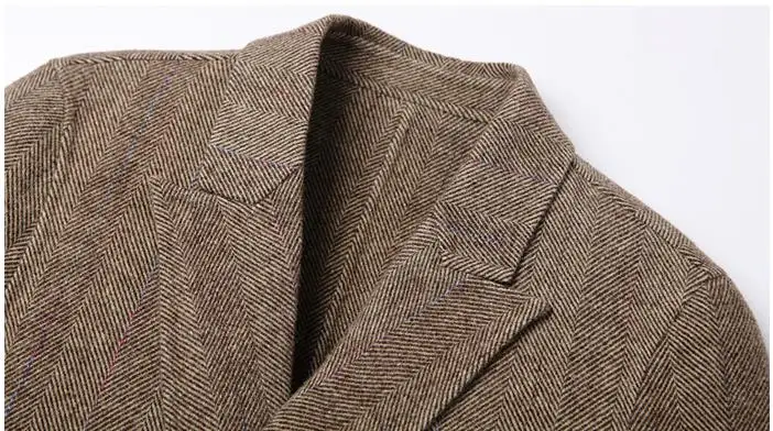 Мужской шерстяной Тренч BATMO зимняя повседневная куртка из шерсти большие размеры