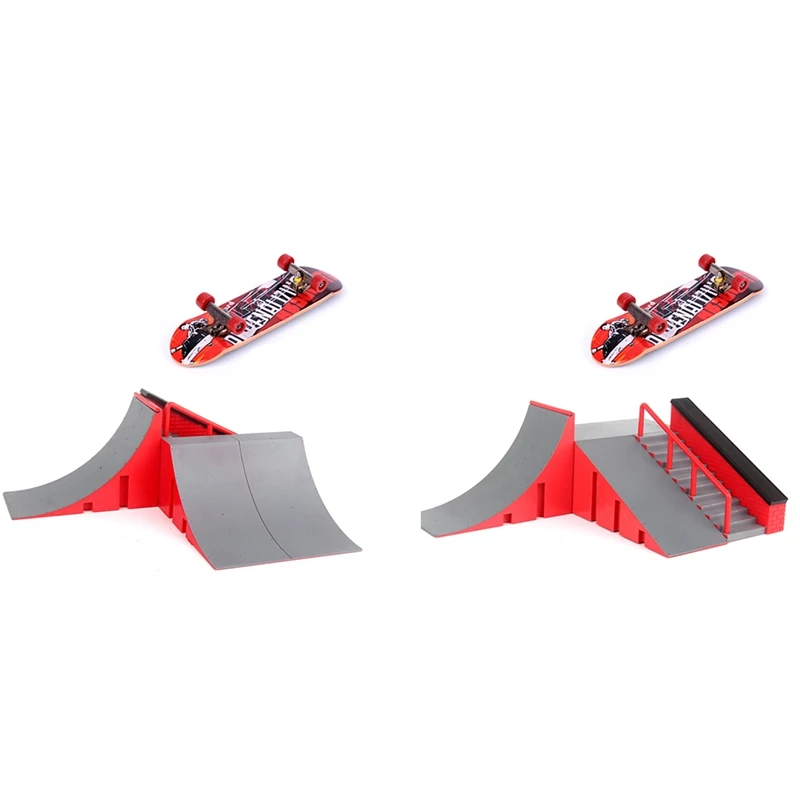 

Skate Park Ramp Parts for Fingerboard Finger Board Ultimate Parks Boys Games Novelty Items Children Toys