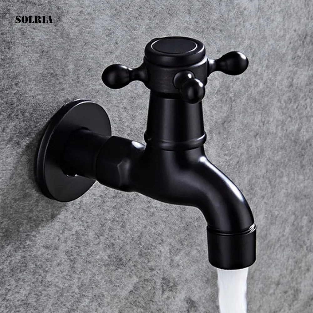 

Новый кран античный дизайн черный матовый водопроводный кран настенный водопроводный кран современный декоративный смеситель для ванной ...