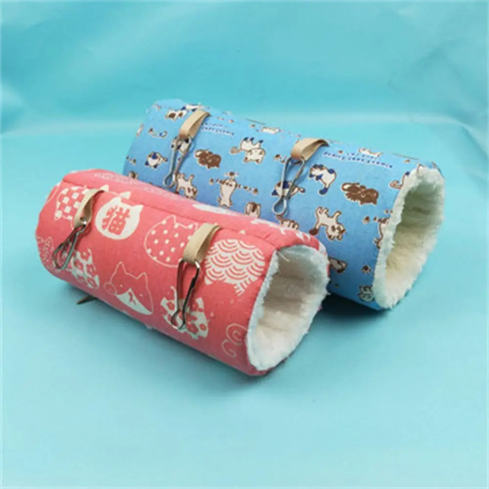 Теплая клетка для хомяка туннель хорька гамак игрушка подвесная кровать кролика