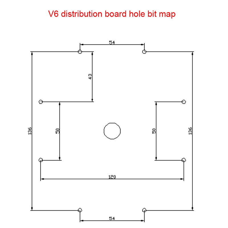 

1PC 12S 480A V6/V8 Large Current Distribution Board Power Management Module for RC Plant Protection UAV Drone Accessories