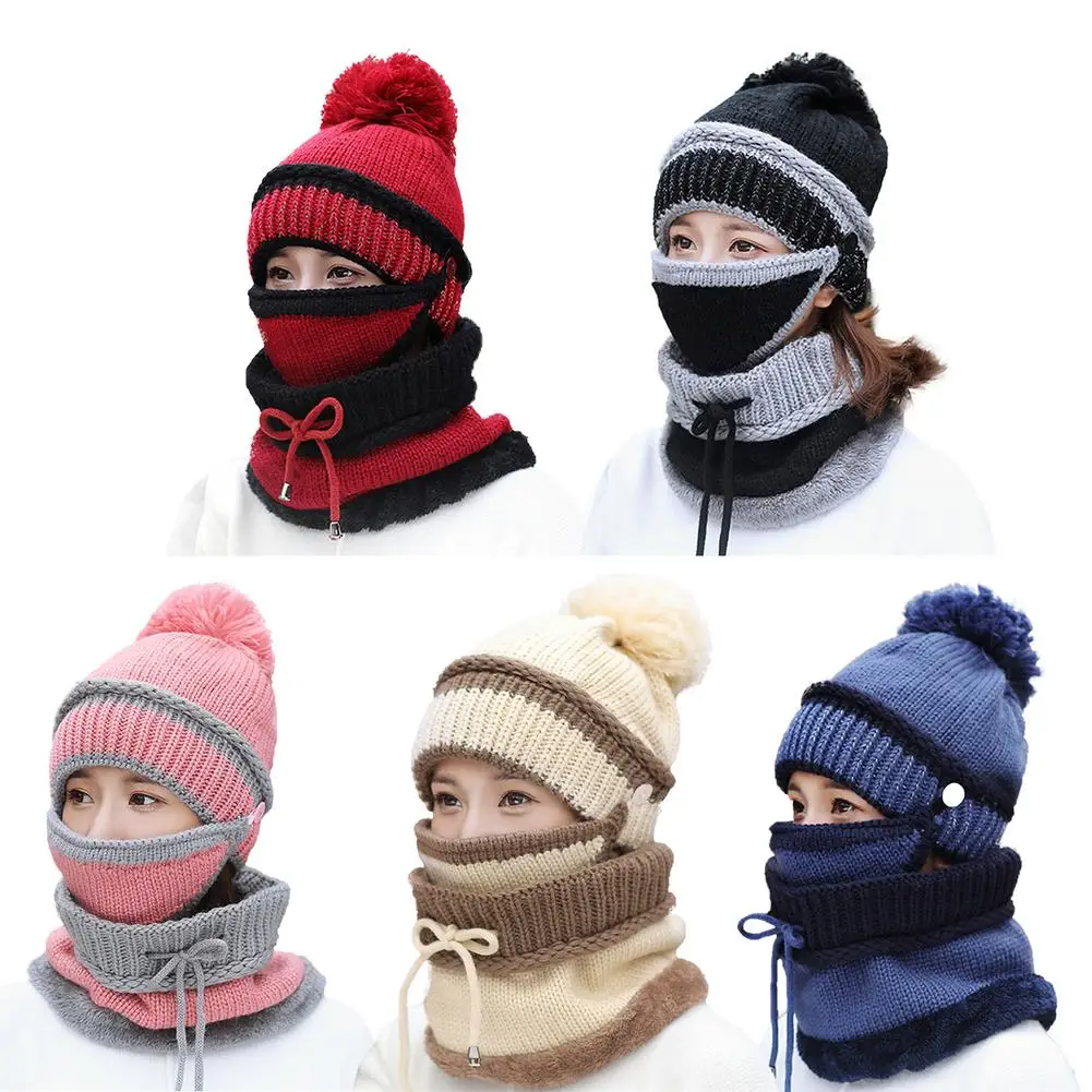 Зимний шарф 3 в 1 высококачественный прочный сверхтолстый двухслойный мягкий