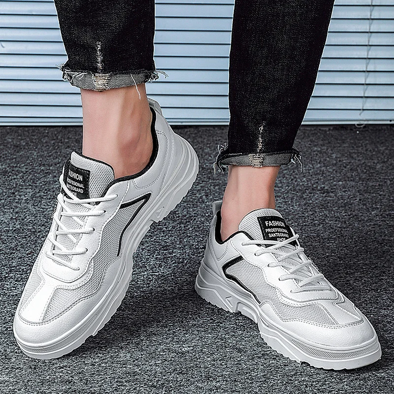 

Men Casual Shoes Sneakers Fashion Light Breathable Men's Summer Sapatos 39 S Male Mesh Man White Sports
