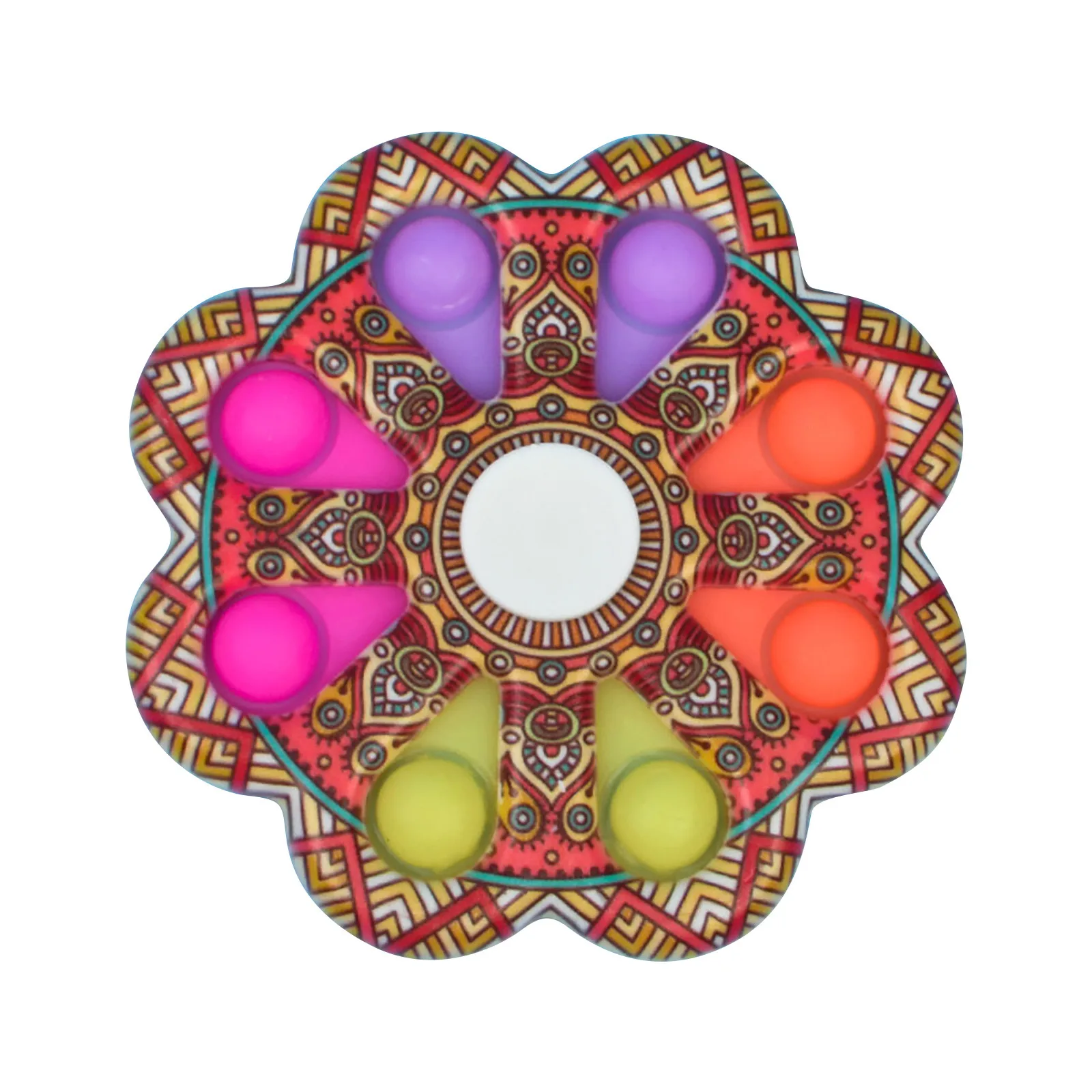 

Fidget Toys Rotation Dimple Sensory Toy Mini Fidget Dimple Toy Early Educational Toy Stress Relief For Kids Adults