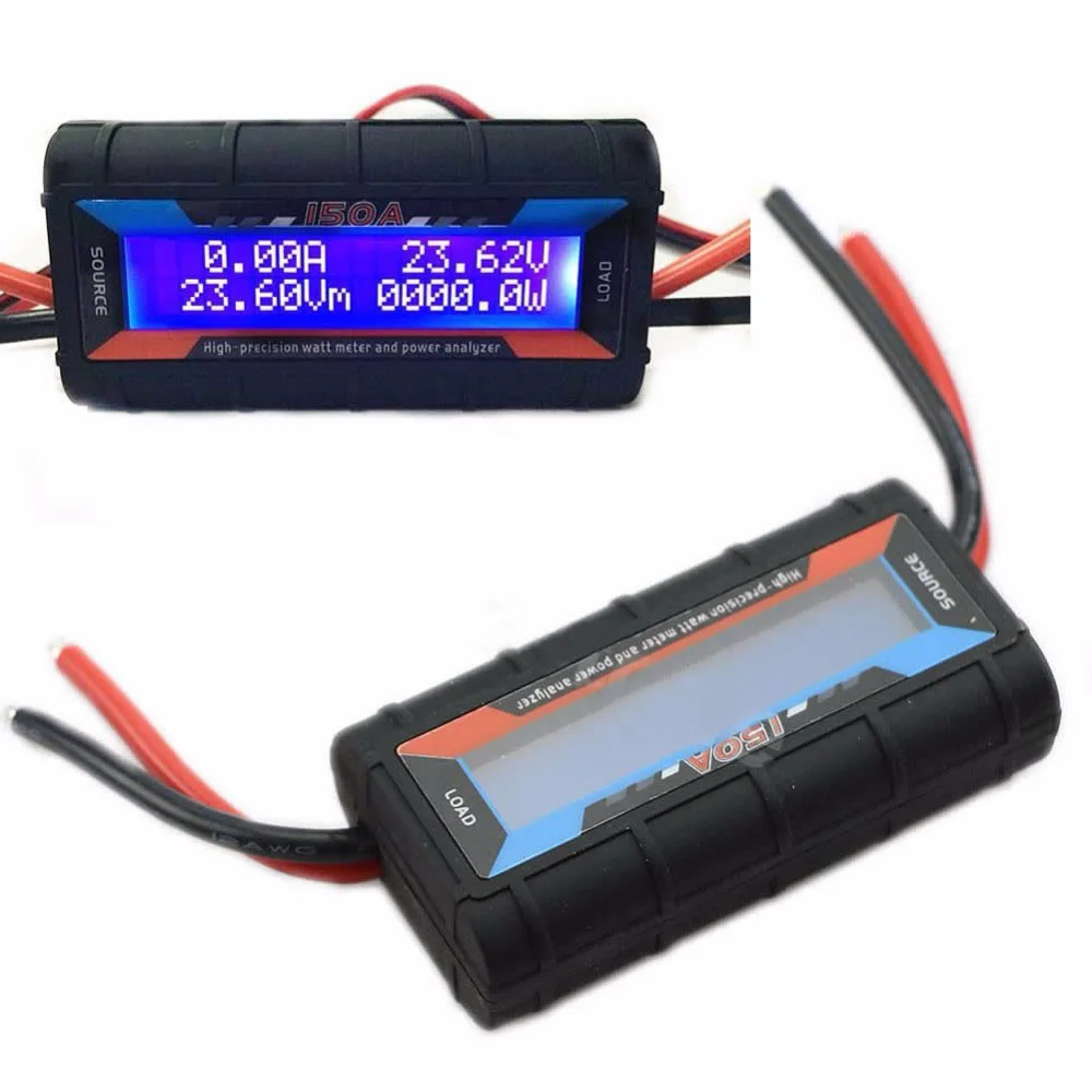 

Wattmeter High Precision Power Meter RC Watt Meter Balance Voltage Battery Power Analyzer