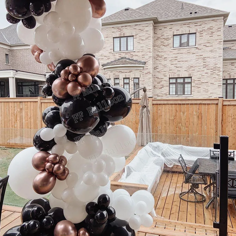 

117pcs Balloon Arch Kit White Rose Gold Latex Balloons Girl Boy Baby Shower Wedding Birthday Party Decor Supplies Balloons