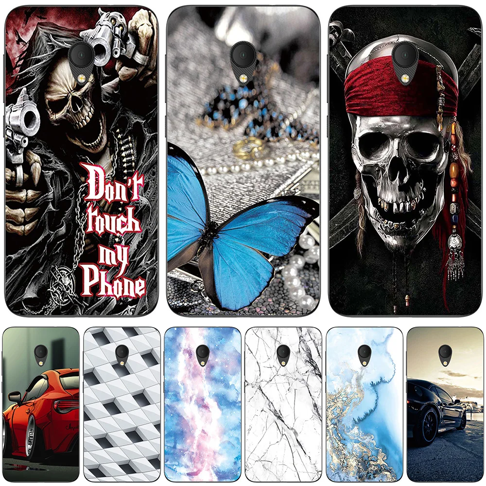 

Phone Bags & Cases For Alcatel U5 4G 5044[DY] 2017 5.0 inch Cover Soft Silicone Fashion Marble Inkjet Painted Shell Bag