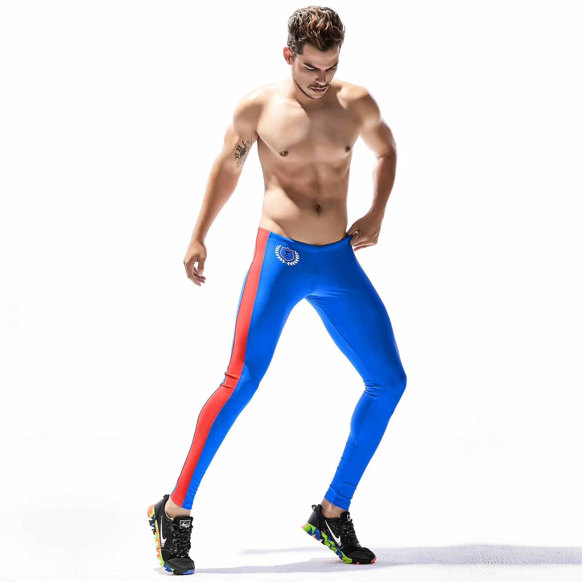 

Men long underwear New fitness pants Skinny thin yoga pants Men running sweatpants mens tight underwear winter underwear