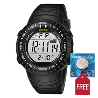 digital watches outdoor sport 5atm waterproof swimming led backlight men big dial