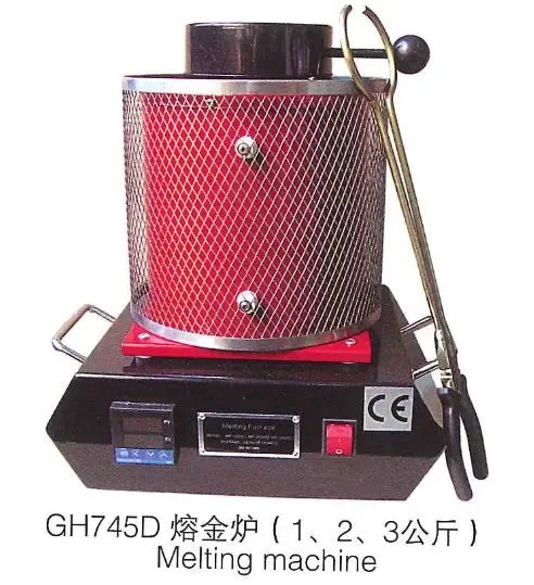 jewellery making Gold Melting Furnace Machine 1kg Casting Refining Precious Metals Melts Gold Silver Copper Tin Aluminum