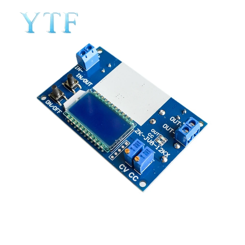 Модуль питания с понижающим напряжением 12 А плата постоянного тока ЖК-дисплеем |