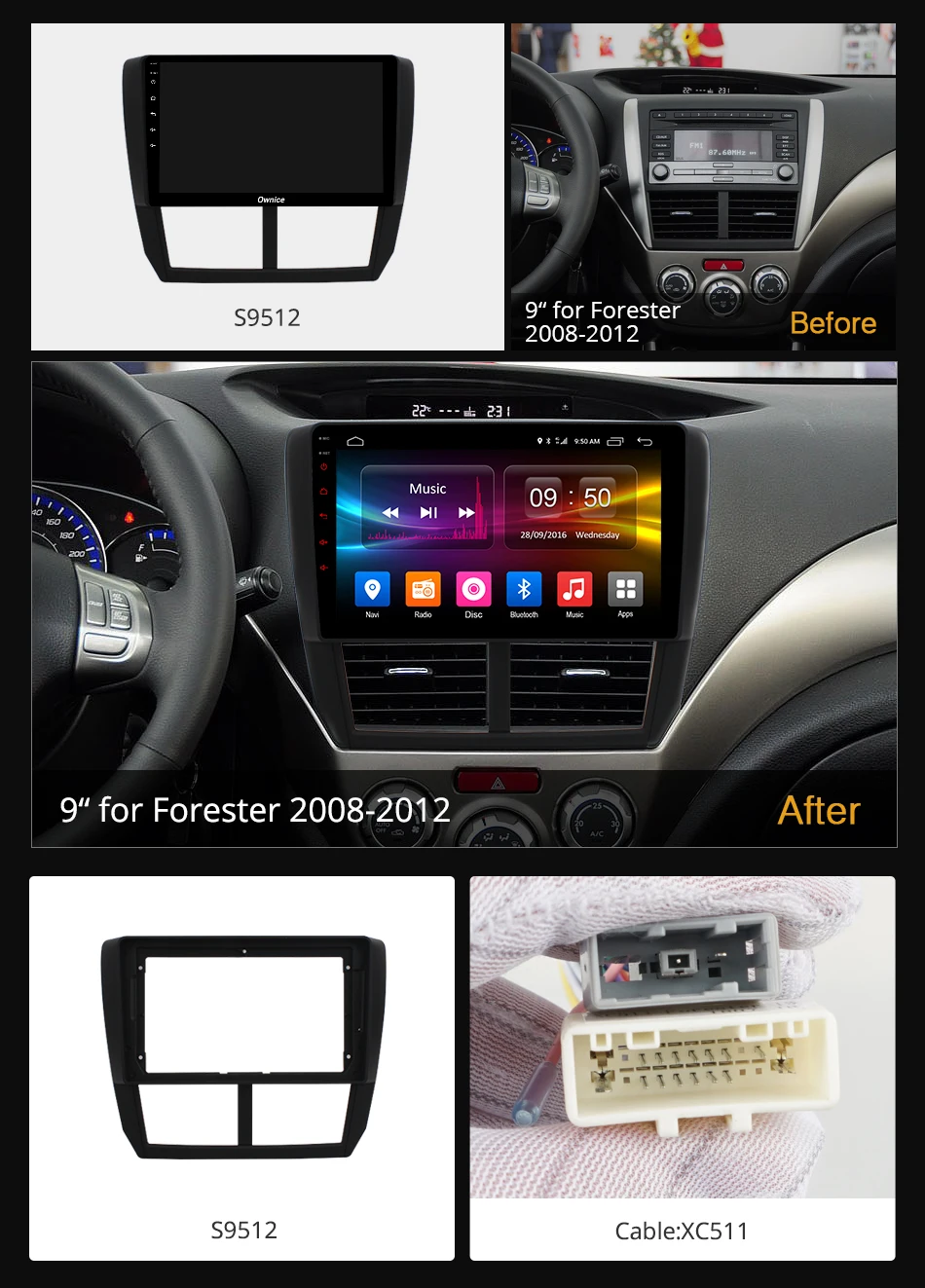 Ownice k3 k5 k6 Android 9 0 8 ядер DSP 4G Автомобильный DVD плеер GPS Navi Радио стерео для Subaru Forester