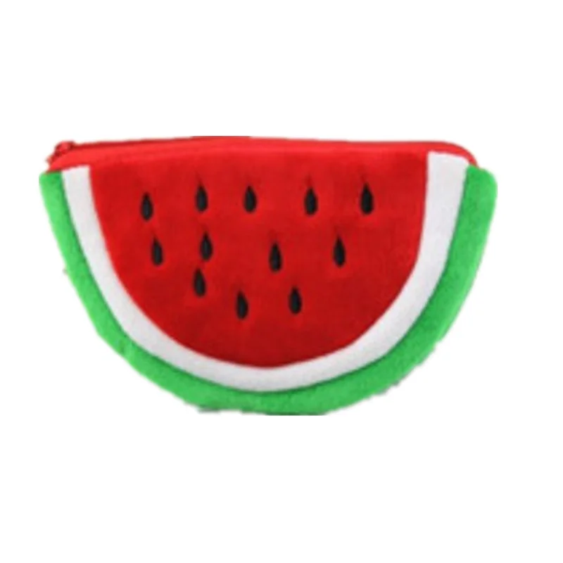 Арбузный плюшевый кошелек для мелочи 22 см 11 карманный и чехол сумка | Багаж сумки