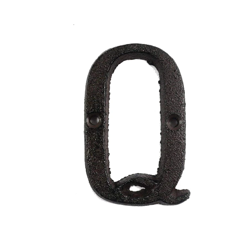 Металлические буквы цифры чугунные украшения знак на дом табличка сделай сам