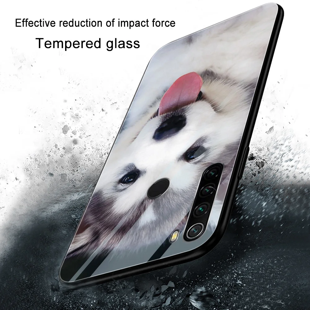 

Cute Cute Dog Case for Xiaomi Redmi Note 8 9 7 8T K20 K30S 6 Pro Mi Note 10 9 9T 8 Pro SE Poco X3 F1 Glass Phone Cases Cover