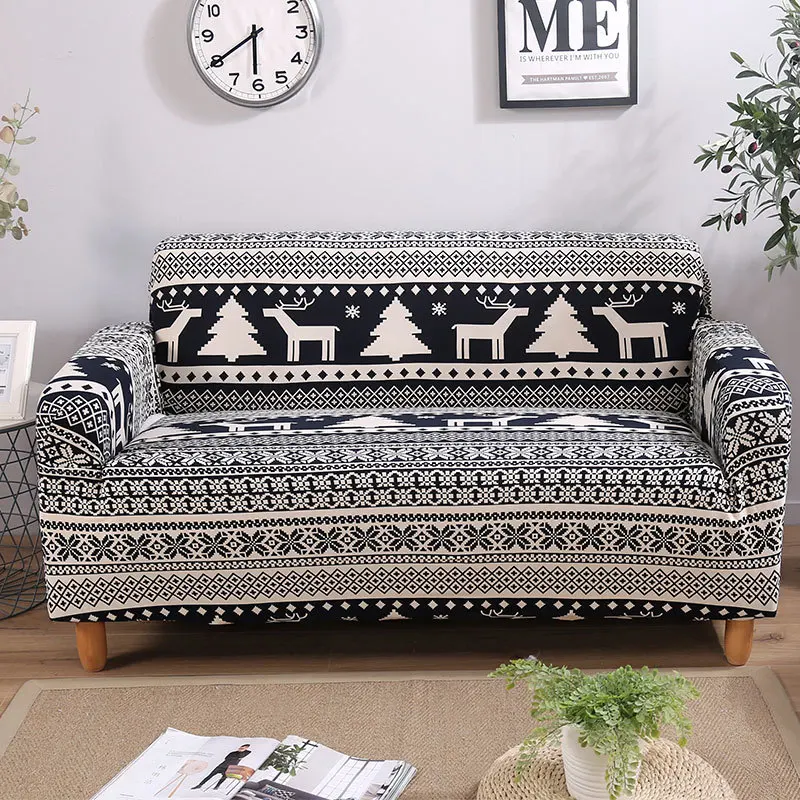 Чехлы для диванов с принтом животных чехол дивана рождественской елки лось чехлы