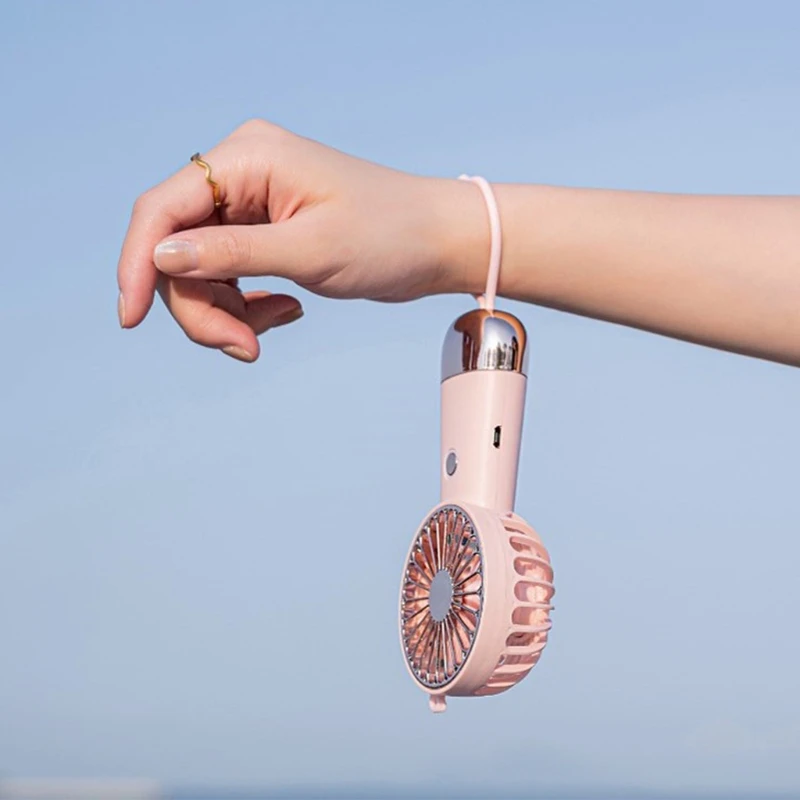 

Portable Mini Fan Powerful Small Personal Cooling Tool USB Rechargeable Pocket Size Handheld Air Cooler for Home Outdoor