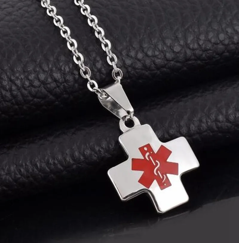 Классическое высококачественное металлическое ожерелье с подвеской в виде