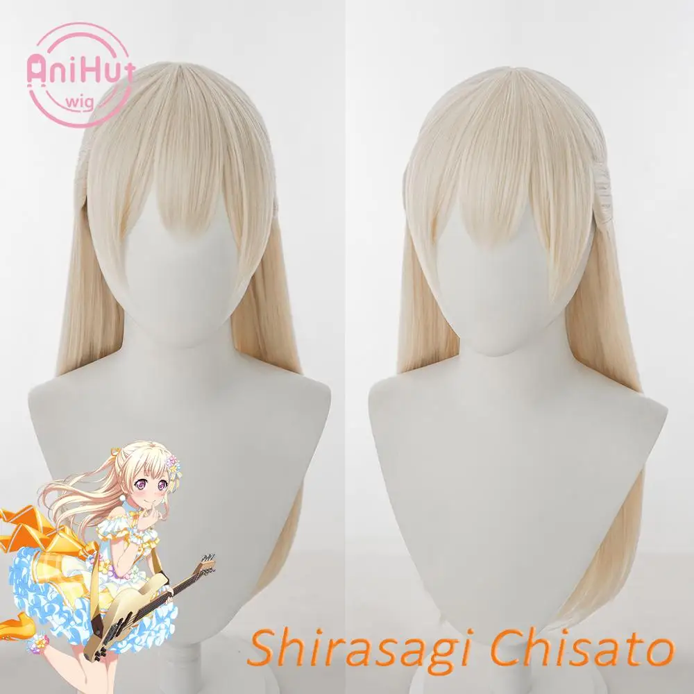 Sintética para Cosplay Paletas de Pastel Faixa de Cabelo Peruca Baby Dream Feminina