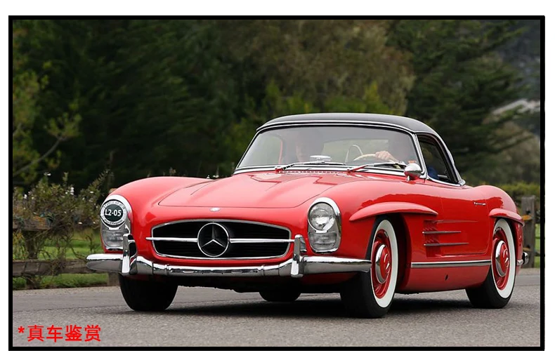 Bburago 1:24 Mercedes 300SL классический автомобиль сплав модель автомобиля Моделирование Украшение автомобиля коллекция Подарочная игрушка