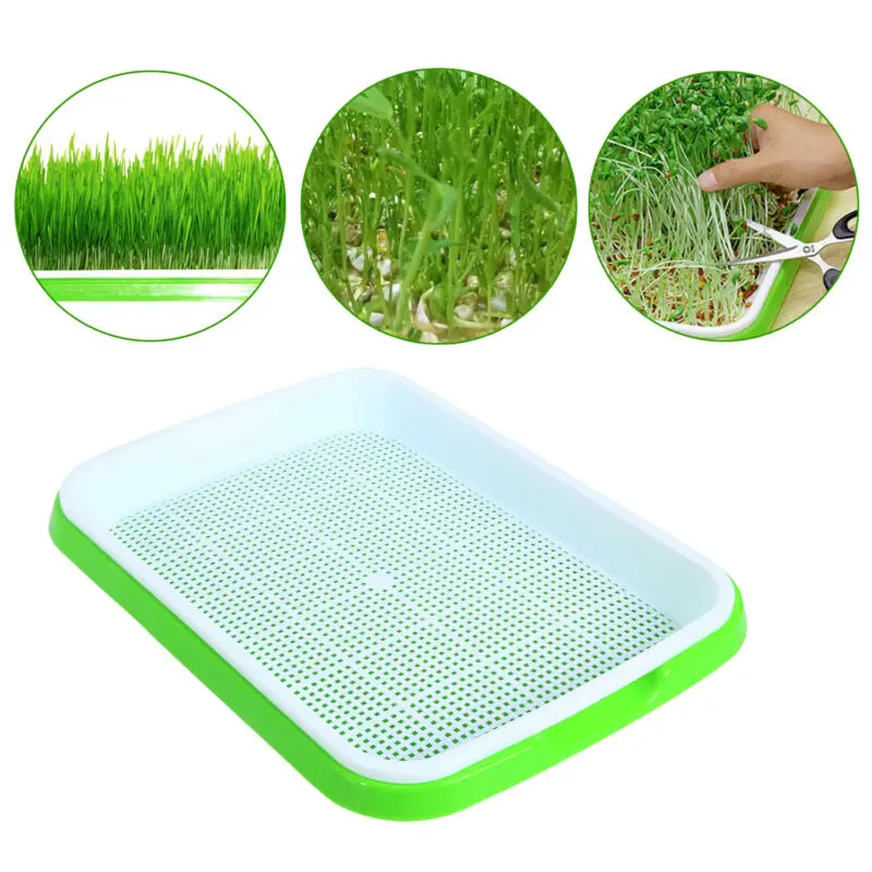 

1/5pcs Plastic Grow Nursery Pots Vegetable Pot Nursery Trays Seed Germination Tray Seedling Sprout Plate Nursery Pots Tray
