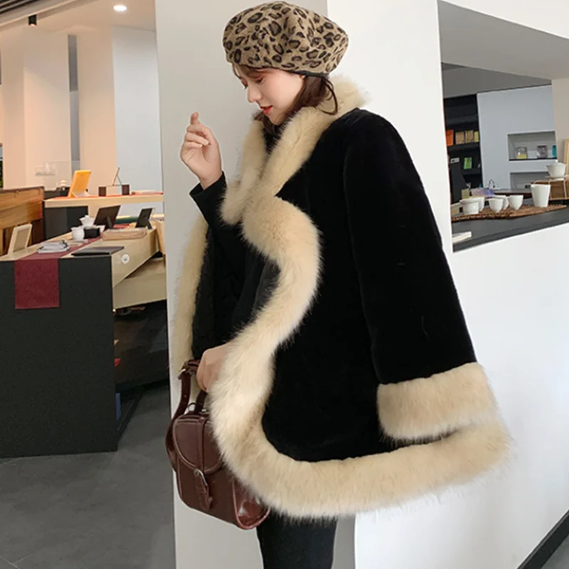 Женская зимняя куртка UHYTGF качественная Повседневная Осенняя шуба из