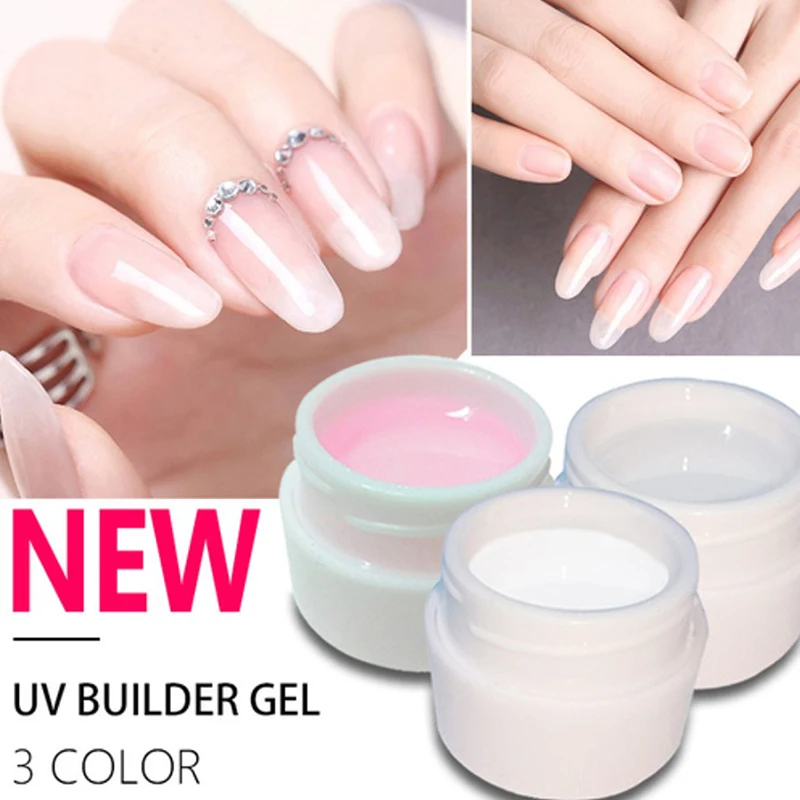 8ML UV LED Builder Gel Polish Nail Beauty Manicure Tools Extended Model Art Extension | Красота и здоровье