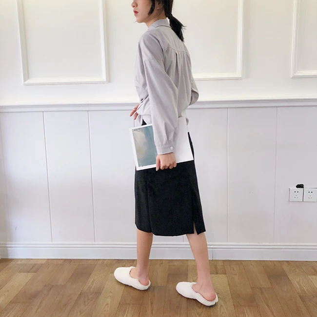 Модные свободные однотонные женские рубашки Blusas Mujer De Moda Весна Осень Новые темно-зеленые женские блузки с длинным рукавом Топы 6720 50