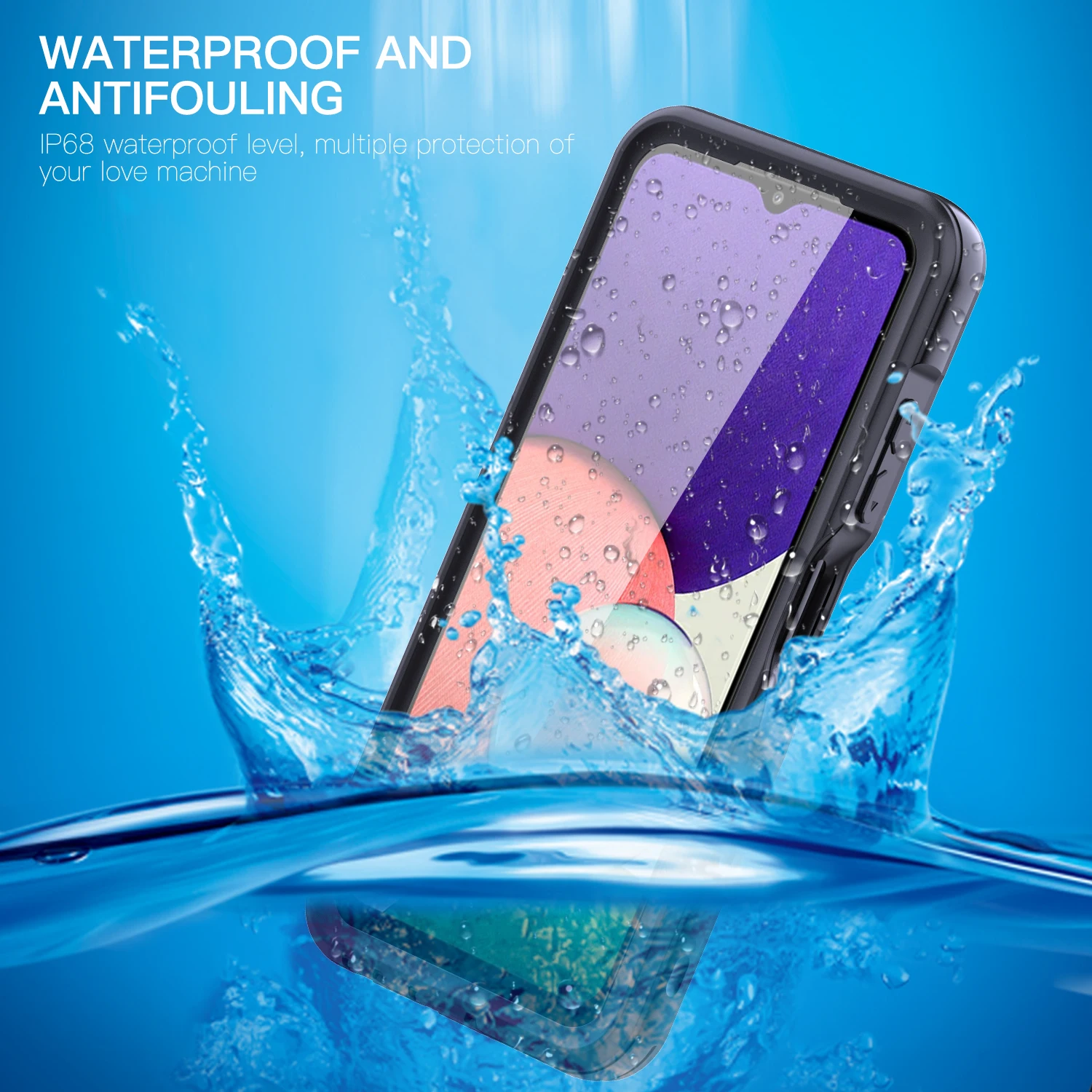 Водонепроницаемый чехол для Samsung Galaxy A22 A32 A52 A72 A12 5G A01 A11 A02S США ультратонкий